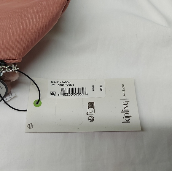 NWT Kipling Zadok Makeup Bag Kind Rose - Picture 2 of 6